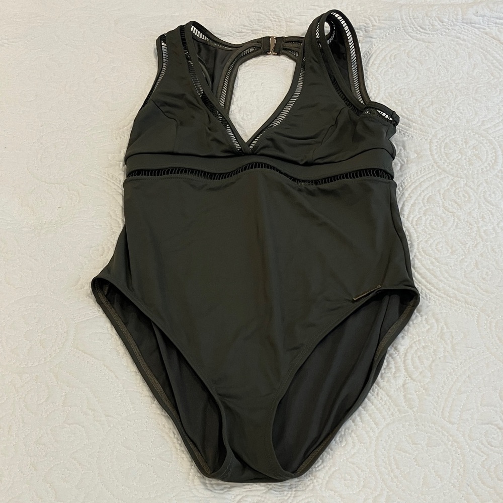 Michael Kors Olive Green Bathing Suit